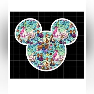 Disney Cinderella waterproof vinyl sticker 3 inch